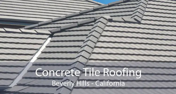 Concrete Tile Roofing Beverly Hills - California