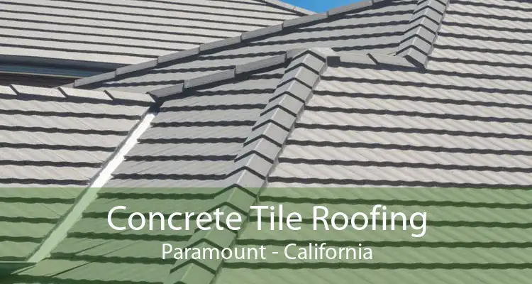 Concrete Tile Roofing Paramount - California