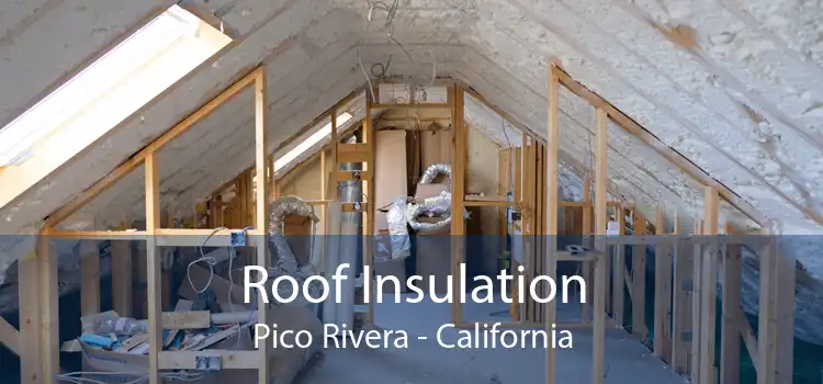 Roof Insulation Pico Rivera - California