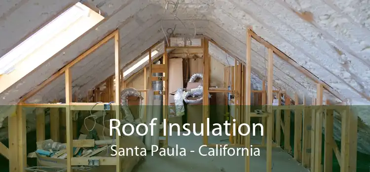 Roof Insulation Santa Paula - California