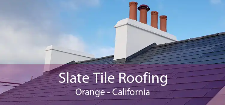 Slate Tile Roofing Orange - California