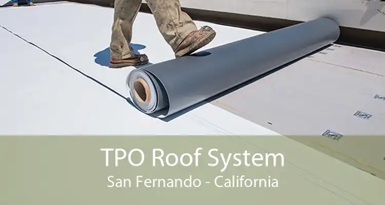 TPO Roof System San Fernando - California