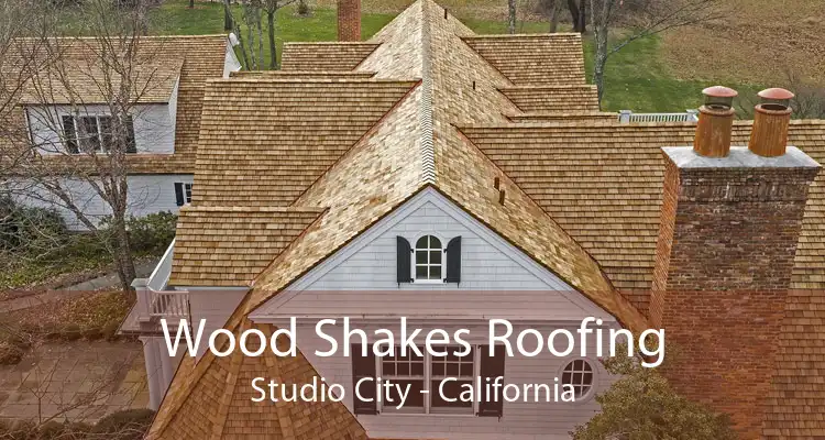 Wood Shakes Roofing Studio City - California